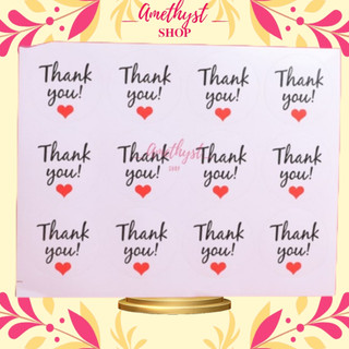 [Nhiều Mẫu] Set 10 tờ Tem Dán kt 3.8cm, Sticker THANK YOU Giá Rẻ, Đẹp