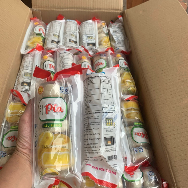 Bánh Pía Mini Sầu Riêng 1 Gói 5 Bánh