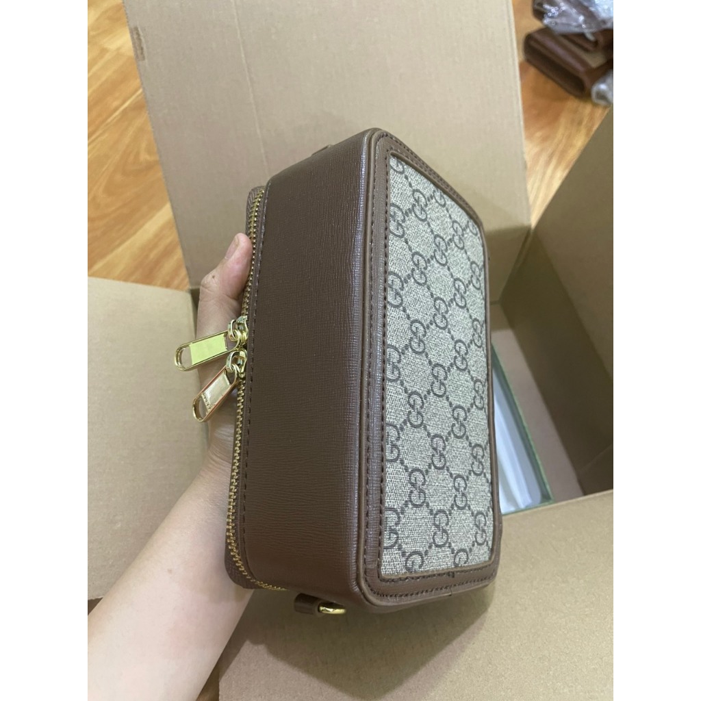 Túi đeo chéo nam nữ unisex mini ngang horsebit 1955 2 box gucci Smano bags hỏa tốc