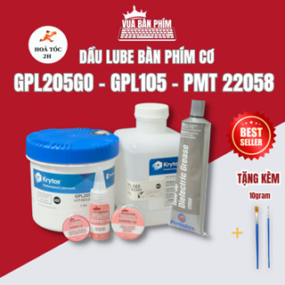 Dầu lube, mỡ lube Krytox GPL105, GPL205g0, Permatex 22058 chuyên dụng bôi trơn switch và stab bàn phím cơ