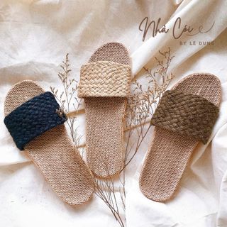 Dép cói ngang basic siêu nhẹ siêu bền đi du lịch