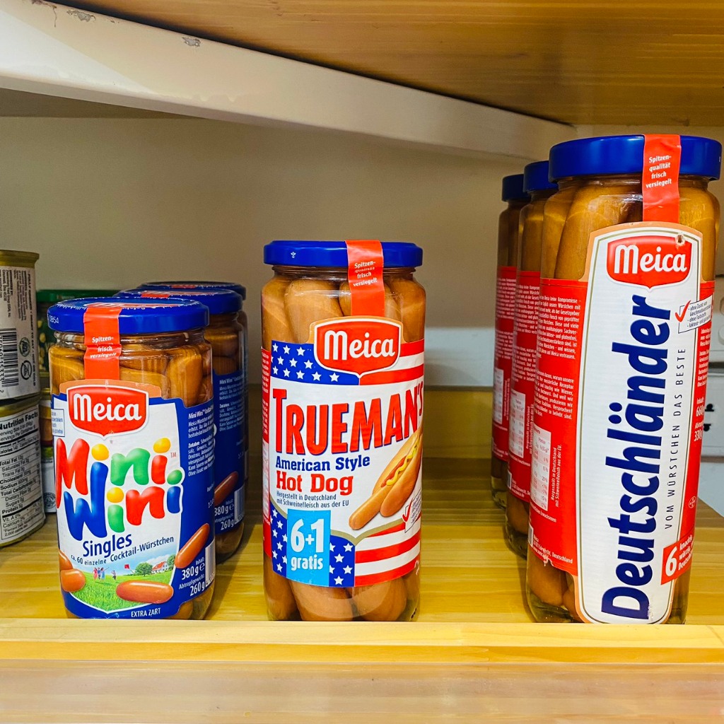 Xúc xích Meica Trueman's American Style Hot Dog, Meica Deutschlander,Meica Mini Wini Singles