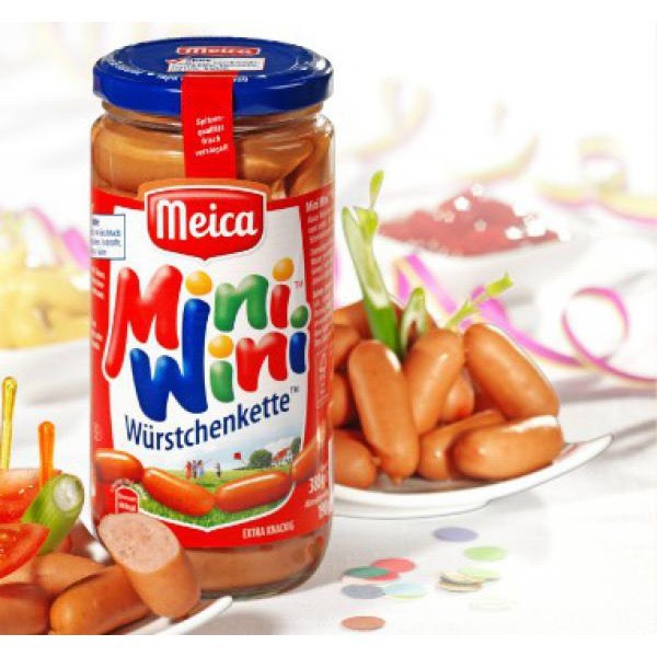 Xúc xích Meica Trueman's American Style Hot Dog, Meica Deutschlander,Meica Mini Wini Singles
