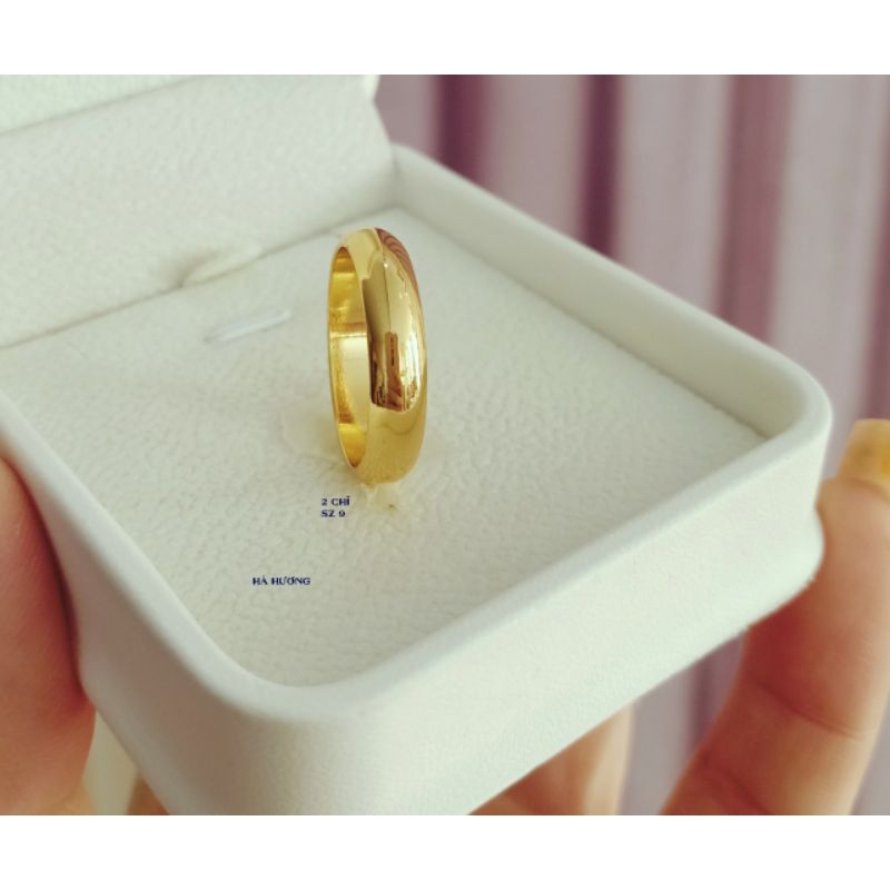 NHẪN TRƠN LOẠI 2 CHỈ SIÊU ĐẸP