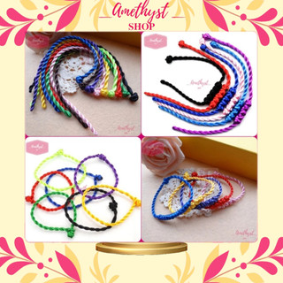 Vòng Tay Chỉ Đỏ Handmade Rút Dây May Mắn An Yên