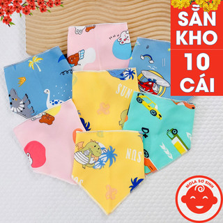 Sét 10 yếm NỈ BÔNG MỀM MẠI ẤM ÁP cho bé Y12