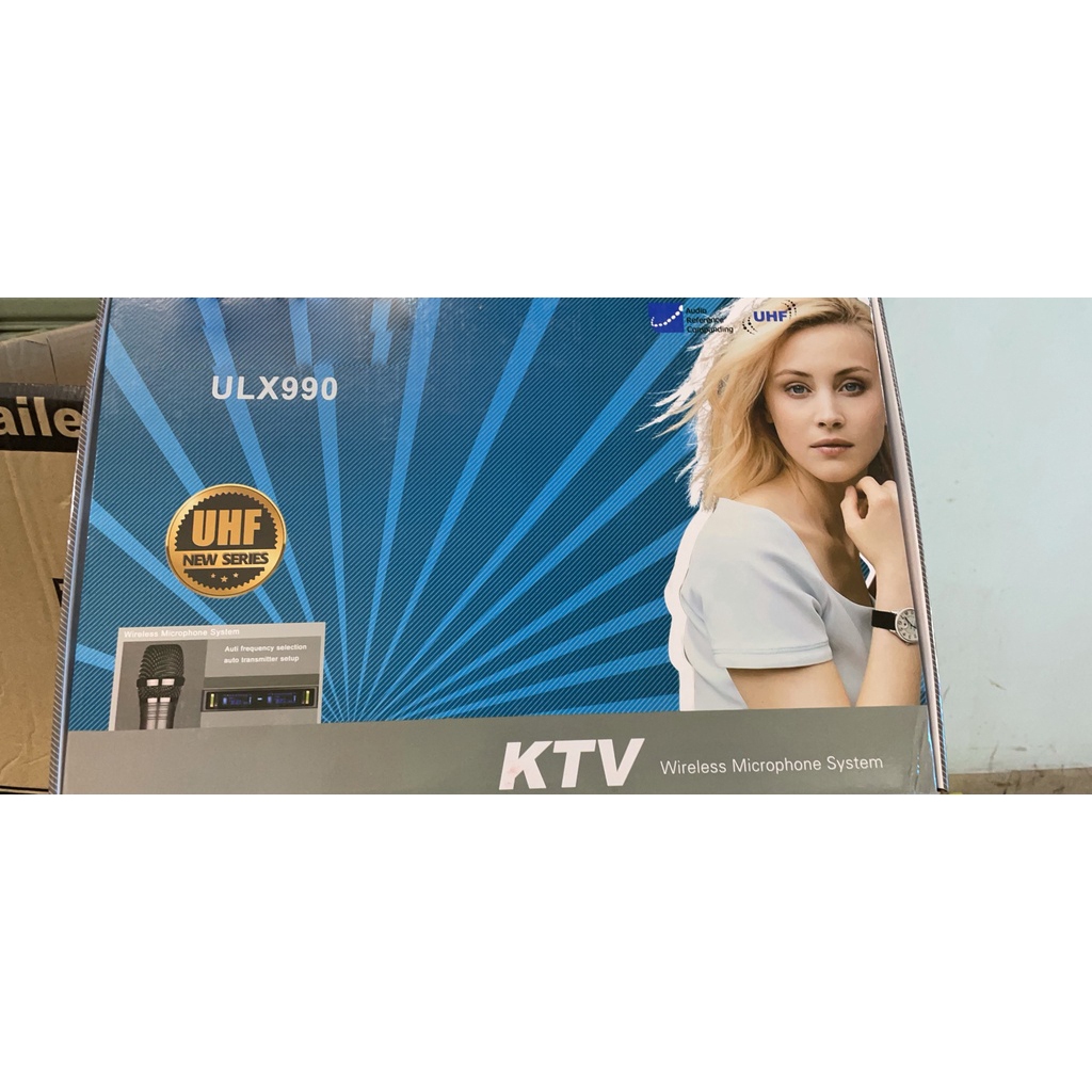 CTY MT Micro Không dây ULX 980 không hú rè rít mic cực hút nhẹ âm chuẩn siêu hay bảo hành 12 tháng