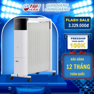 Máy sưởi dầu Fujie OFR7813 Máy sưởi ấm 13 tấm sưởi công nghệ sưởi thông minh, bảo hành 12 tháng toàn quốc