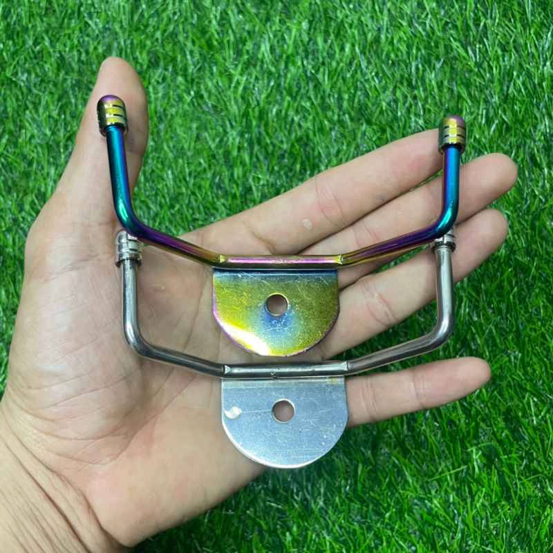 Móc treo đồ xe máy móc đôi móc 3 chấu titan - Inox chắc chắc, Tiền lợi