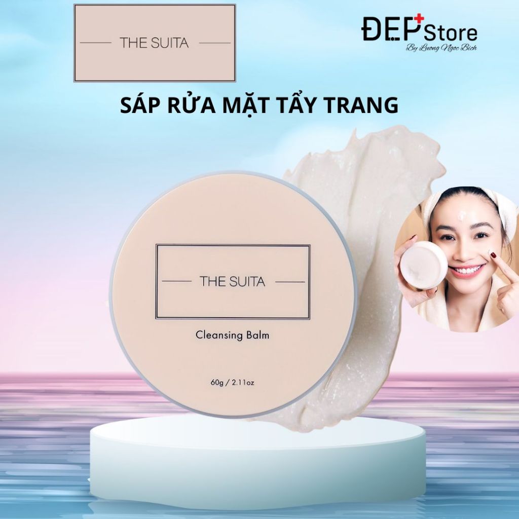 Sáp tẩy trang rửa mặt The Suita sạch sâu, da khỏe sáng hồng 60g