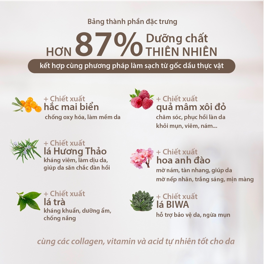 Sáp tẩy trang rửa mặt The Suita sạch sâu, da khỏe sáng hồng 60g