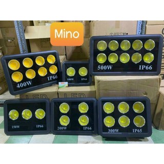 Đèn led pha cốc siêu sáng ip66 chống nước 100w, 200w, 300w, 400w, 500w, đèn pha led - bảo hành 2 năm