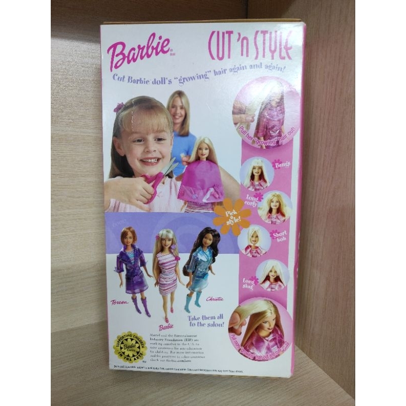 Búp bê barbie cut n style 2000s