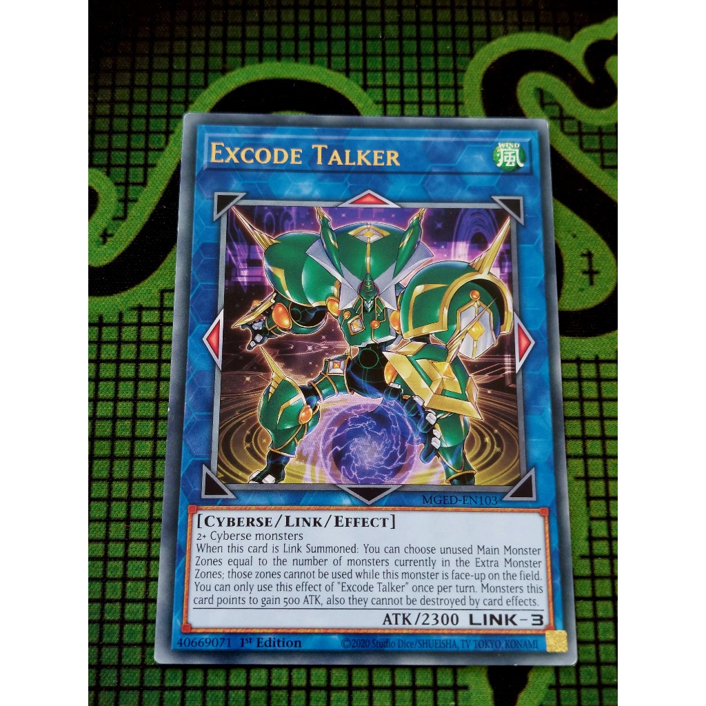 Thẻ Bài Mint90 Yugioh Link Excode Talker - MGED-EN103 - Rare