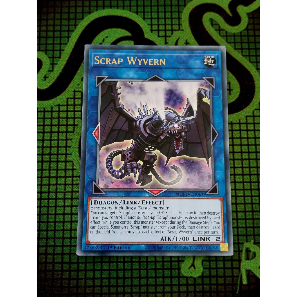 Thẻ Bài Mint90 Yugioh Link Scrap Wyvern - MGED-EN061 - Rare