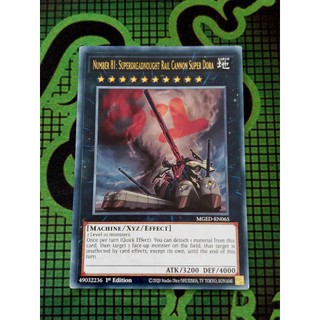 [ Đỗ Lạc Shop ]  Thẻ Bài Mint90 Yugioh Monster Number 81: Superdreadnought Rail Cannon Super Dora