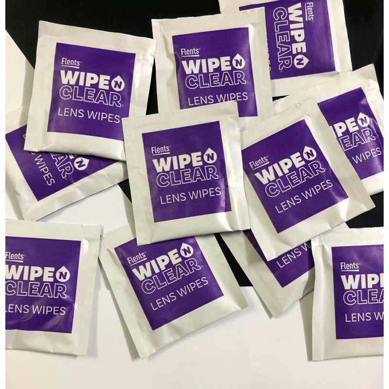 Khăn lau kính Flents Wipe ‘n Clear Lens Wipes 75 miếng - Mỹ