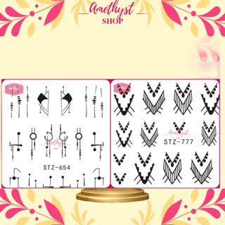 Sticker Dán Trang Trí Móng Họa Tiết Đơn Sắc