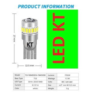 Led T10 có lúp cầu siêu sáng lắp demi, xi nhan, nội thất trần ô tô, biển số Cree  đèn led