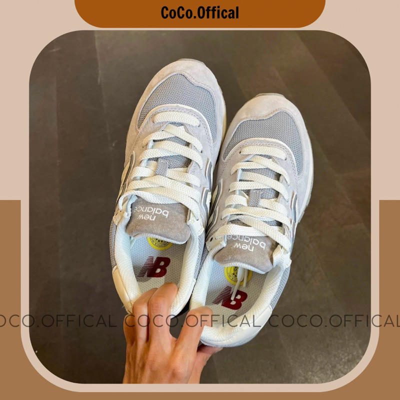Giày New.Blance 574 Legacy V2 Grey White Lai Au Nam Nữ