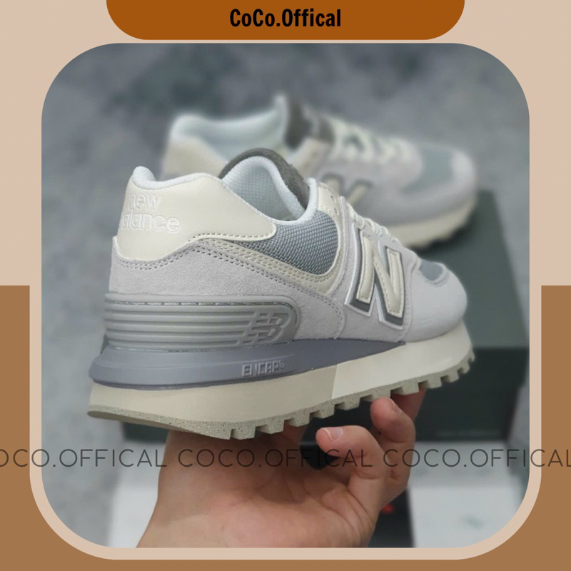 Giày New.Blance 574 Legacy V2 Grey White Lai Au Nam Nữ