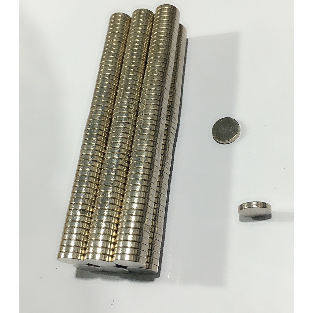 Nam châm đất hiếm 10x2mm (Bộ 10 viên)