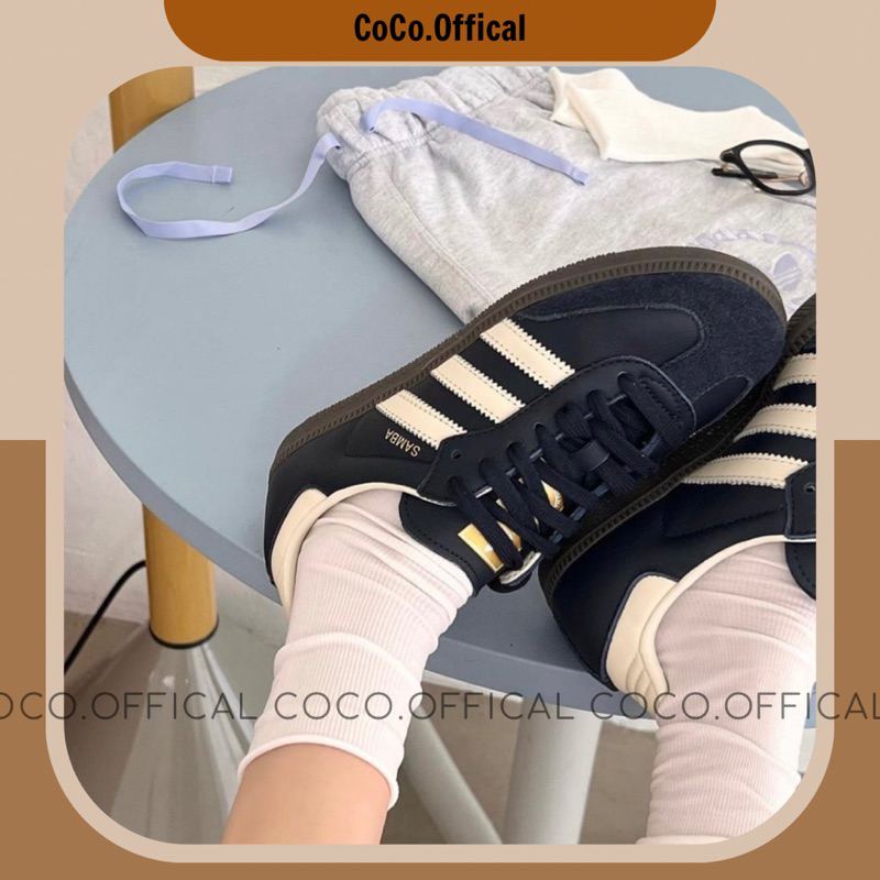 Giày Adi.das Samba Og Night Navy Full Black Lai Au