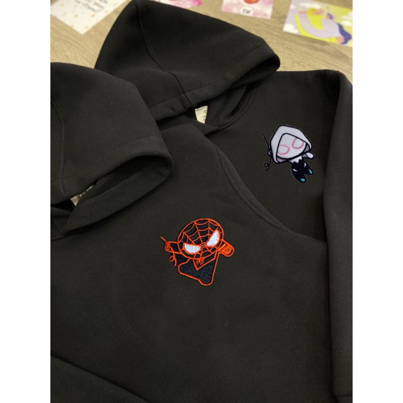 Áo Hoddie  SPIDERMAN SPIDERWOMAN , Áo Hoddie đôi Nam Nữ , Áo hoddie Unisex