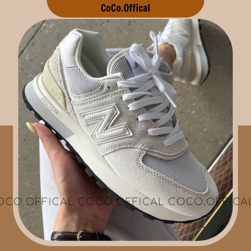 Giày New.Blance 574 Legacy White Lai Au Nam Nữ