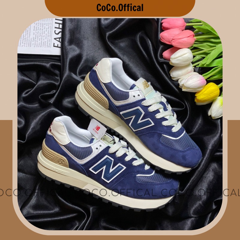 Giày New.Blance 574 Legacy Navy Blue Lai Au Nam Nữ