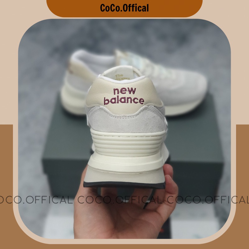 Giày New.Blance 574 Legacy White Lai Au Nam Nữ