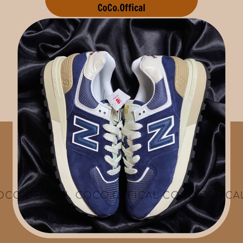 Giày New.Blance 574 Legacy Navy Blue Lai Au Nam Nữ