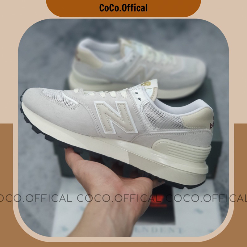 Giày New.Blance 574 Legacy White Lai Au Nam Nữ