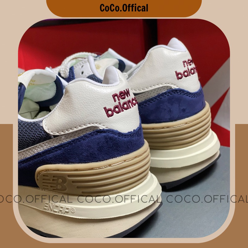 Giày New.Blance 574 Legacy Navy Blue Lai Au Nam Nữ