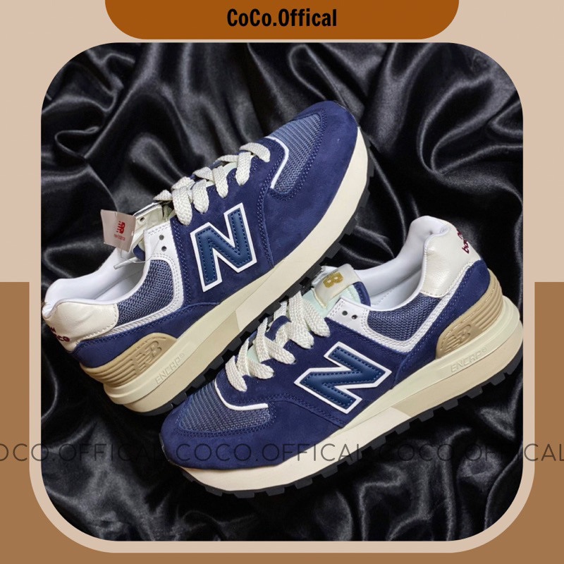 Giày New.Blance 574 Legacy Navy Blue Lai Au Nam Nữ