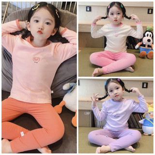 [12-38kg] Bộ thu đông bé gái chất Cotton Nỉ cao cấp,Đồ bộ dài tay cho bé ,Bộ ngủ thu đông trẻ em