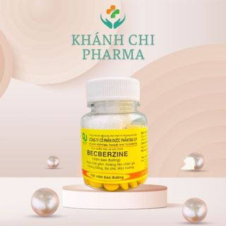 Berberin đại uy lọ 500 viên ( Becberzine). Hỗ trợ giảm đầy bụng, tiêu chảy, rối loạn tiêu hoá