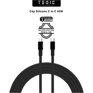 Cáp sạc TEGIC Silicon C-C và C-L