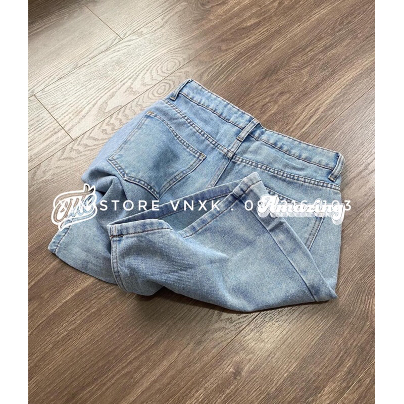 Quần ngố thêu gấu