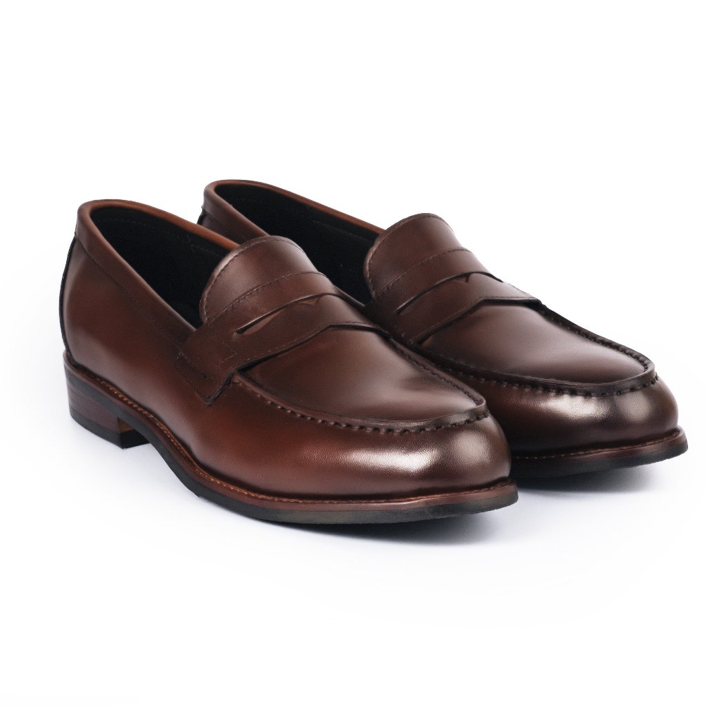 Giày Tây Lười Cao Cấp MERLE LOAFERS - LF08 - Da Bò Ý Lót Trong Da Bò Mộc - Thương hiệu Be Classy