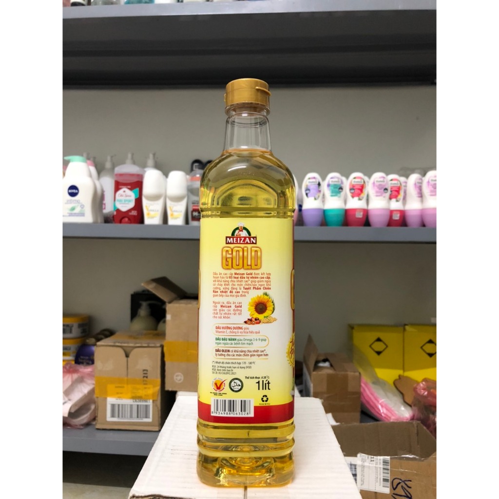 Dầu ăn meizan gold cao cấp chai 1lít