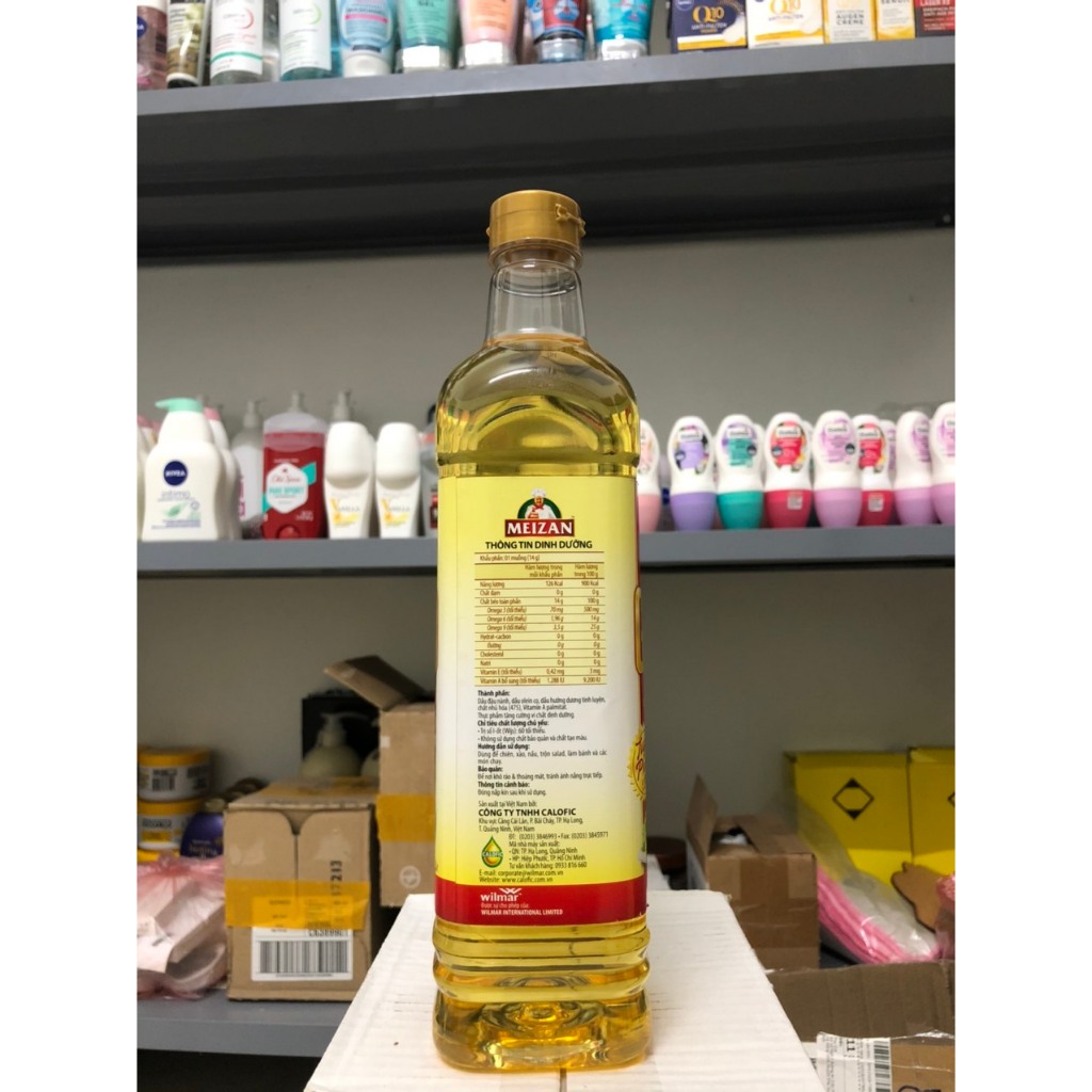 Dầu ăn meizan gold cao cấp chai 1lít