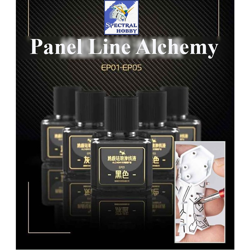 Dụng cụ ALCHEMY dung dịch kẻ line Panel Line Acent Color Weathering Bleeding Stain Washing Enamel EP