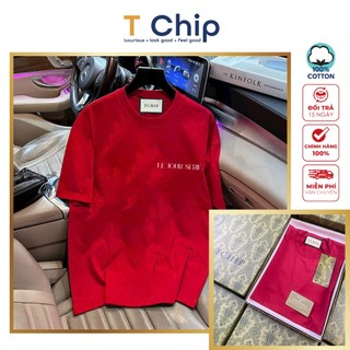(Full Box) Áo thun tay lỡ form rộng TChip Mã C257 - Áo thun nam nữ cổ tròn unisex nhiều màu lựa chọn Oversize in hình