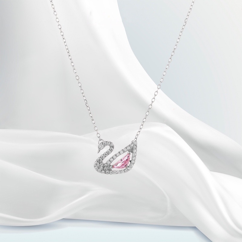 Dây chuyền thiên nga kiểu mới trang sức bạc Silvergo