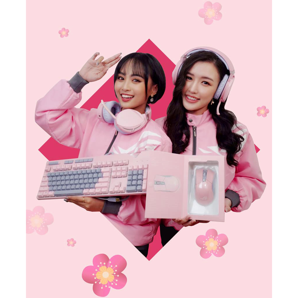 Áo Khoác ASUS ROG STRIX Hồng Phiên Bản Giới Hạn Chính Hãng - Size L