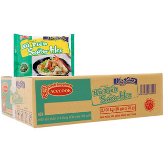 thùng 30 gói HỦ TIẾU nhịp sống vị sườn heo