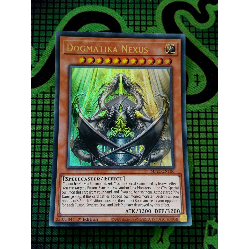 Thẻ Bài Mint90 Yugioh Monster Dogmatika Nexus - MP21-EN106 - Ultra