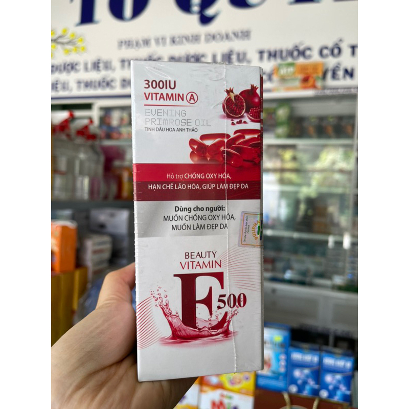 VITAMIN E ĐỎ BEAUTY 500 chống lão hoá, đẹp da