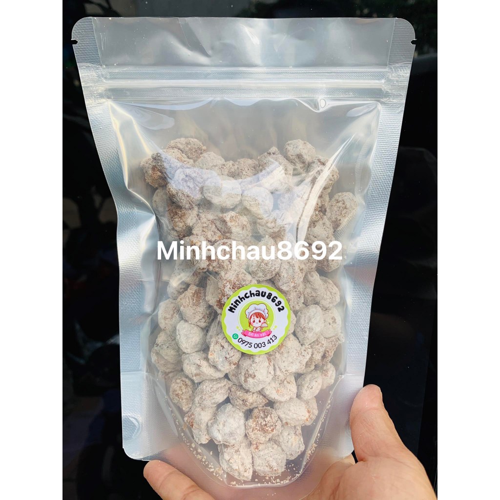 Ô mai mơ xí muội, ô mai mơ mặn ngọt - túi zip 500 gram